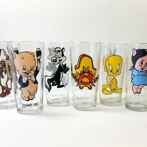 Vintage 1973 Looney Toons Pepsi Glasses